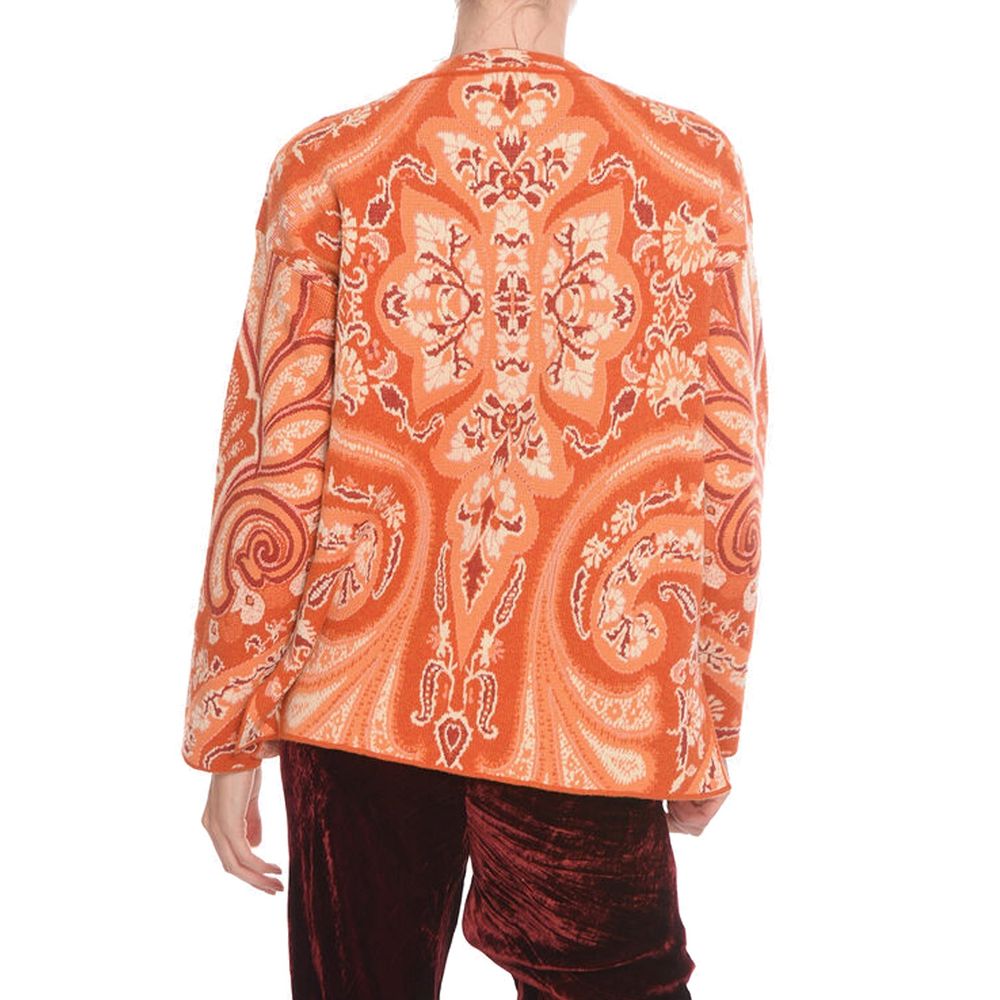 Etro Orange Polyamide Sweatshirt
