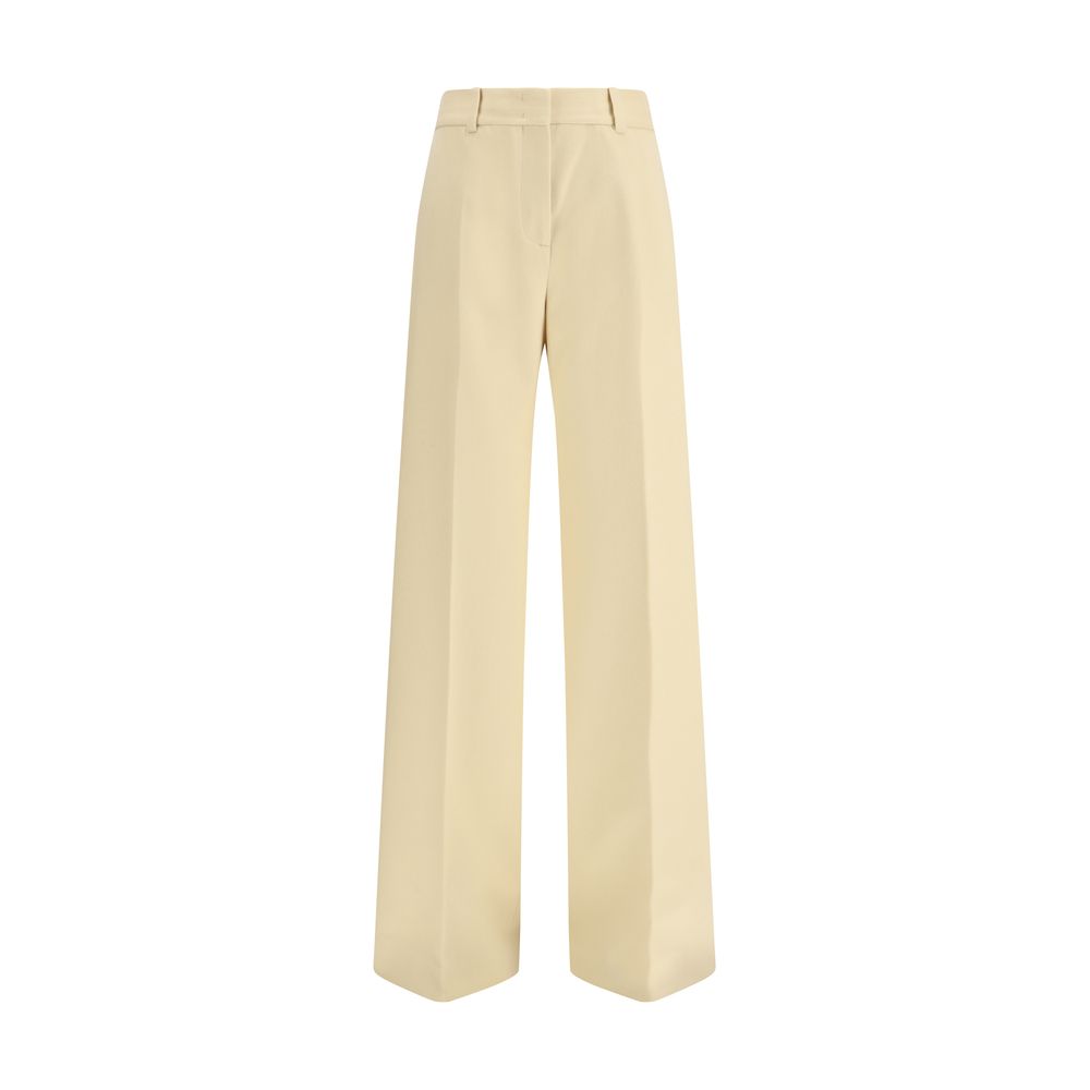 Ermanno Scervino Bicolor Fleece Wool Casual Pants