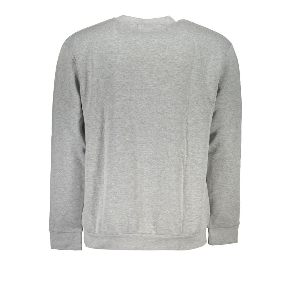 Cavalli Class Grigio Polyester Men Sweatshirt