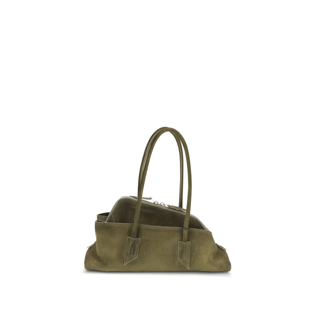 The Attico Green Calf Leather Bos Taurus Shoulder Bag