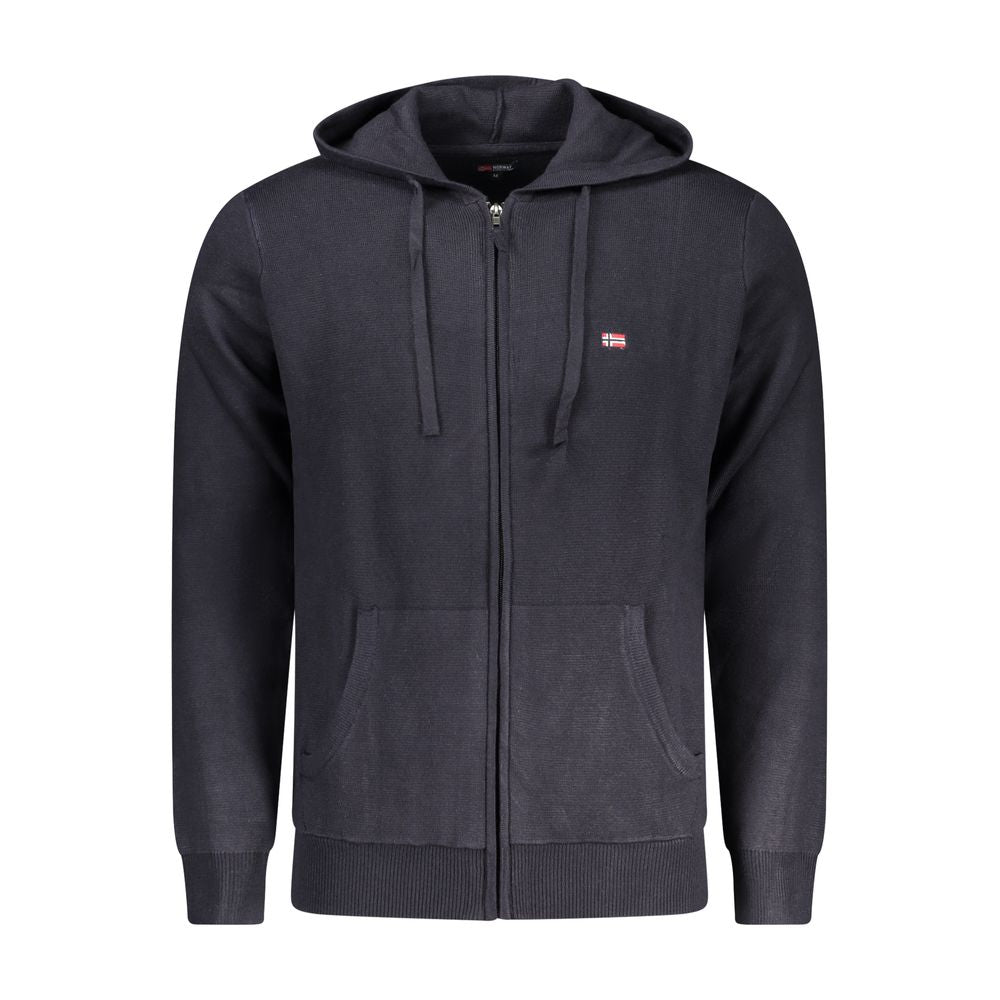 Norway 1963 Blue Polyester Men Cardigan