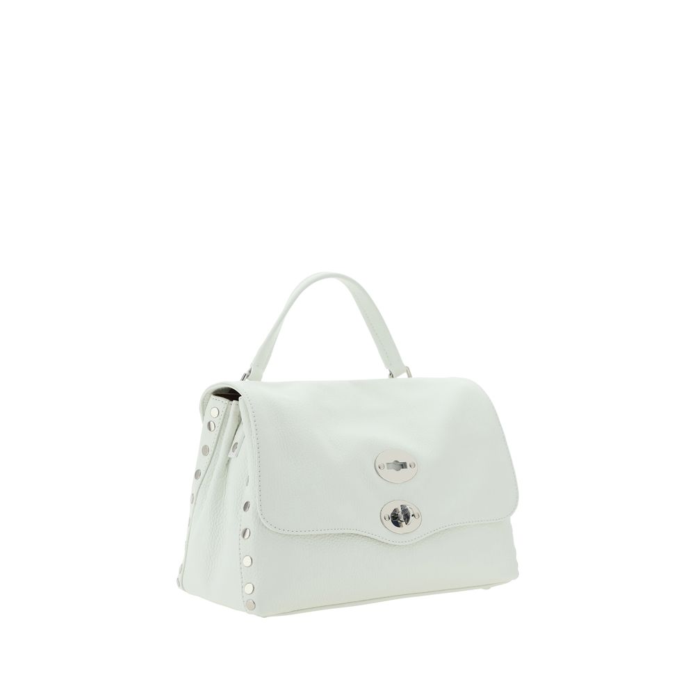 Zanellato White Calf Leather Bos Taurus Shoulder Bag