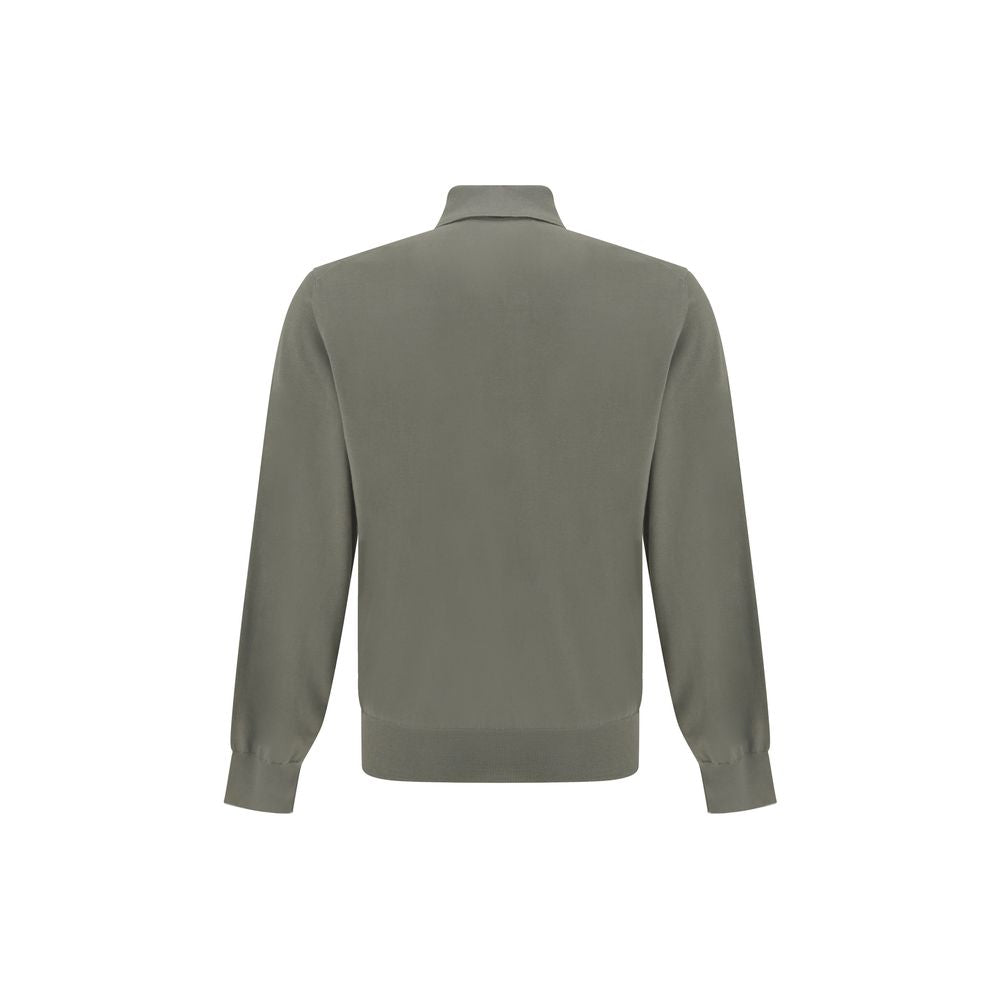 Brunello Cucinelli Green Cotton Shortsleeve Shirt