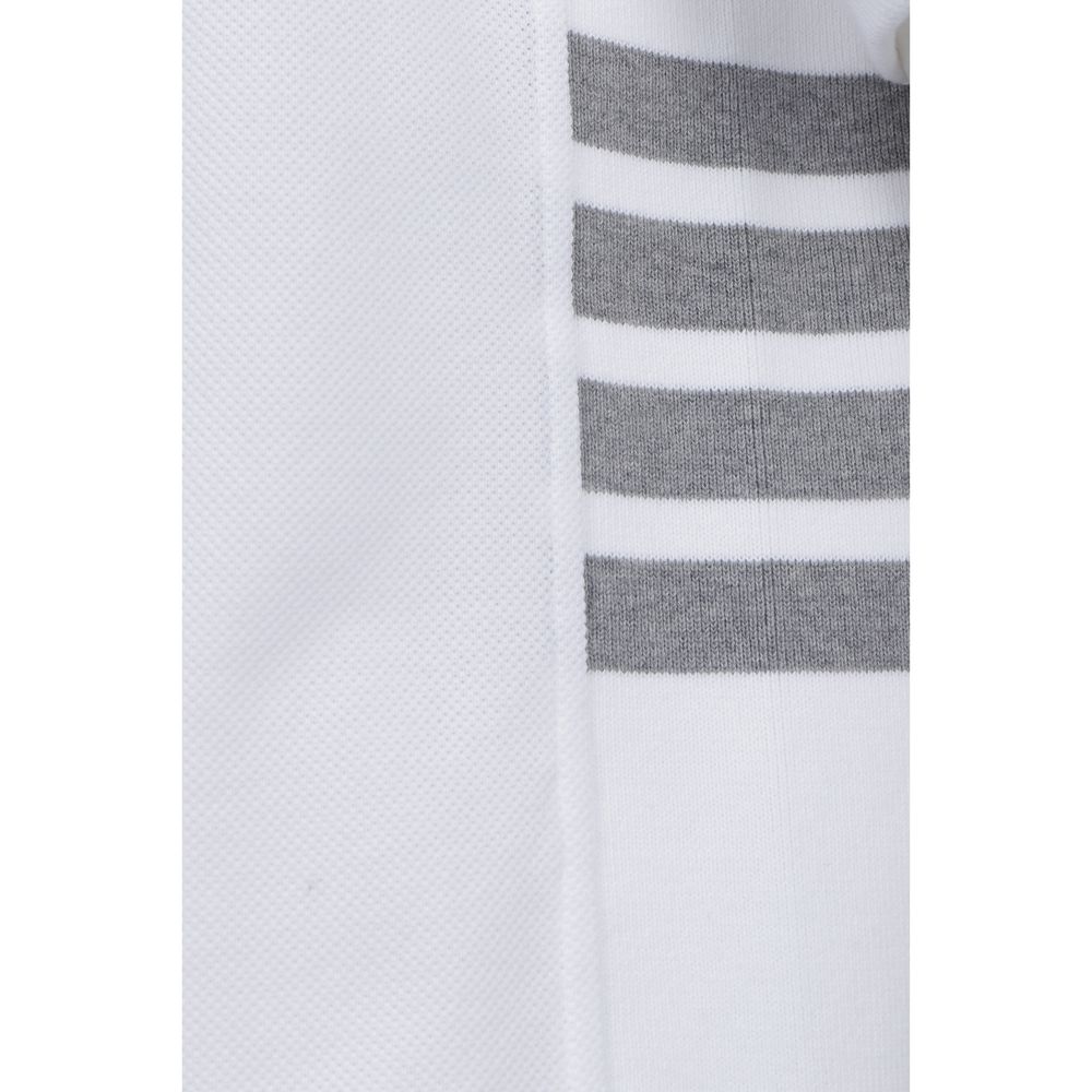Thom Browne White Cotton T-Shirt