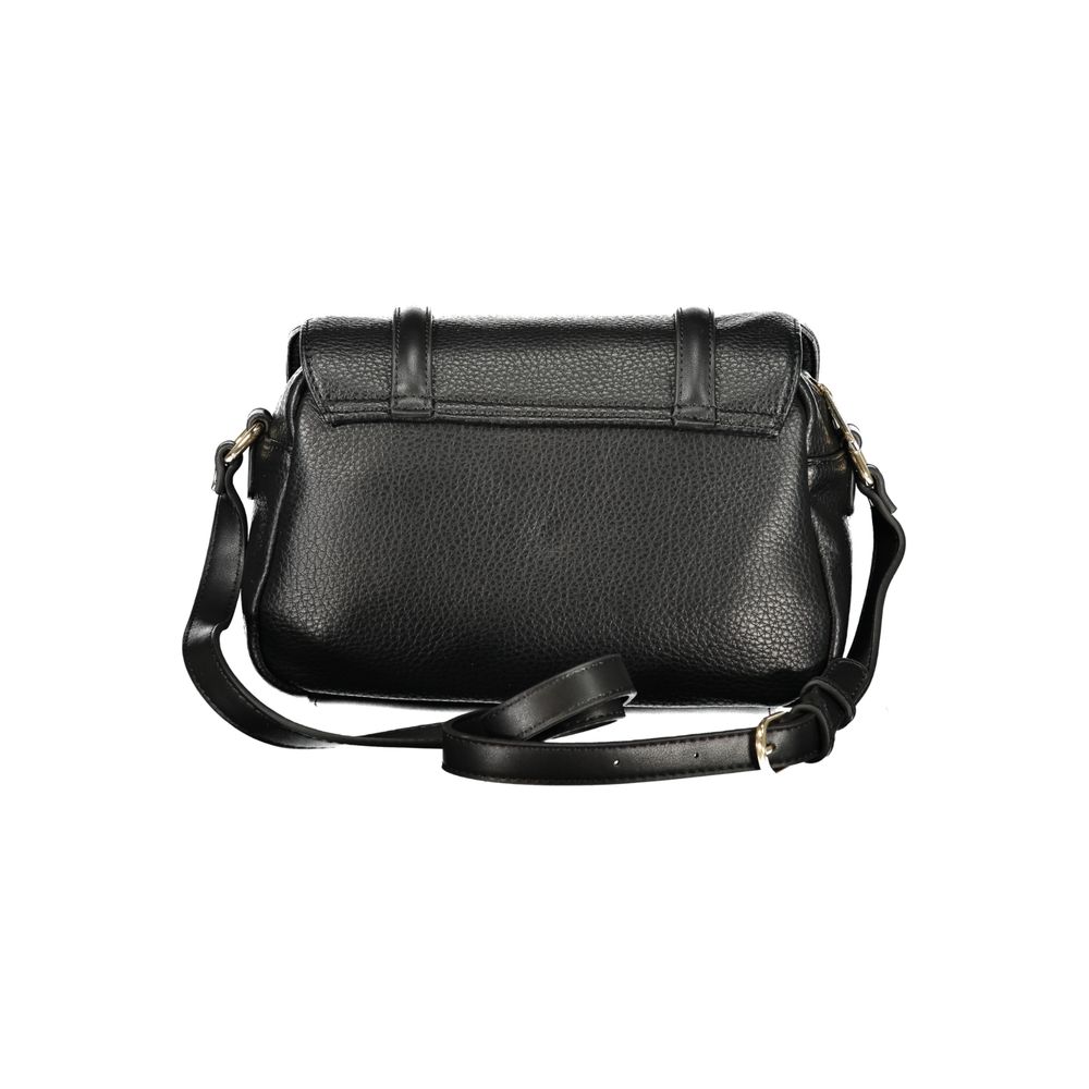 Mario Valentino Nero Polyurethane Women Shoulder Bag