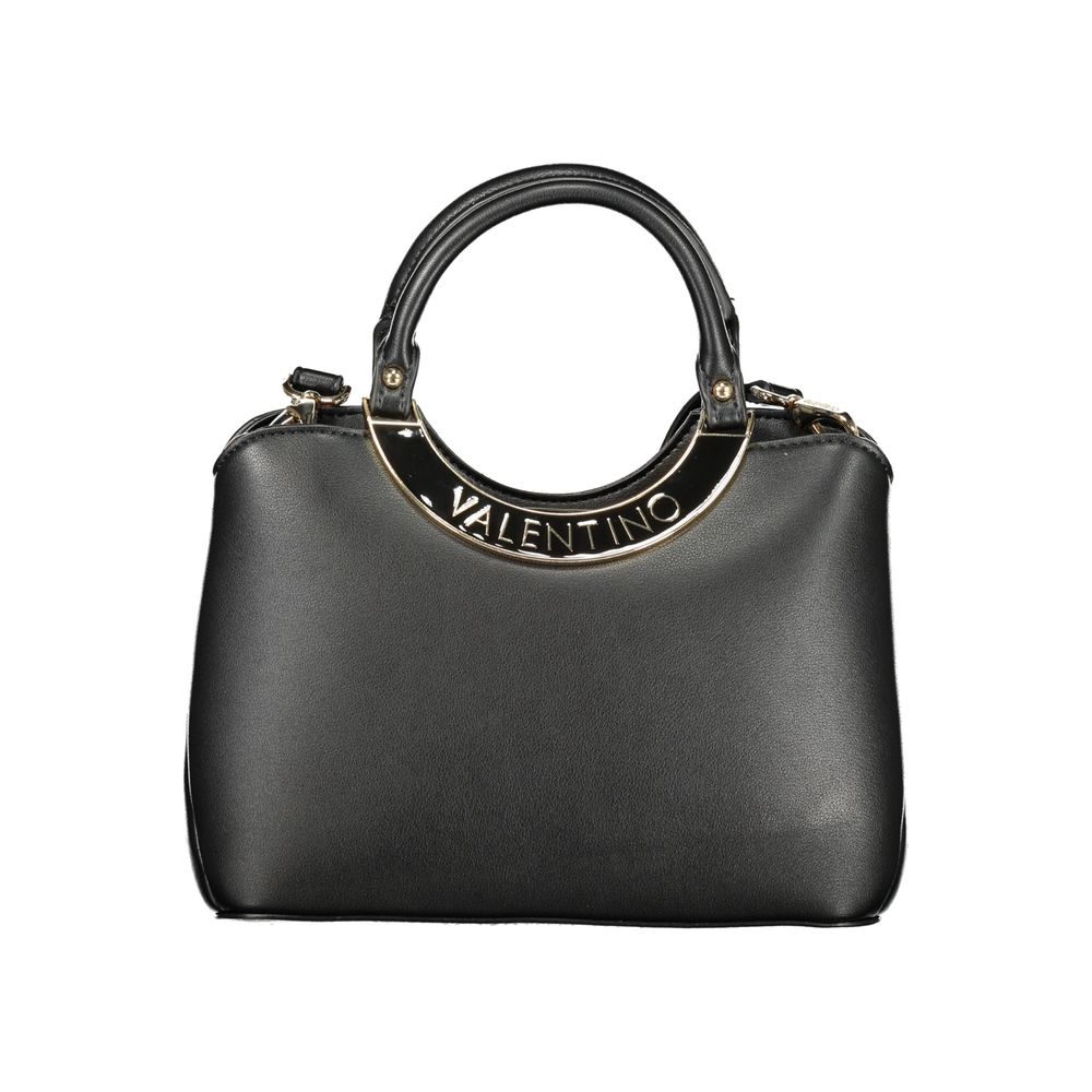Mario Valentino Black Polyurethane Women Handbag