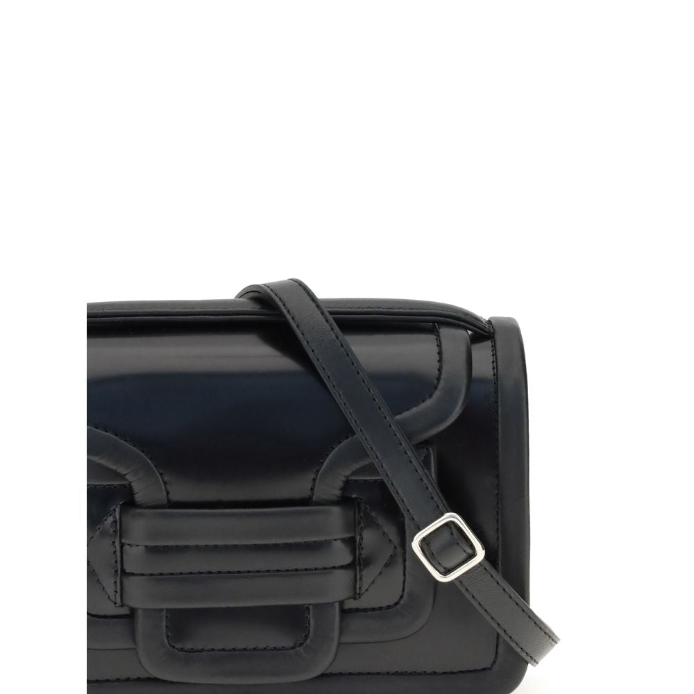 Pierre Hardy Black Calf Leather Bos Taurus Shoulder Bag