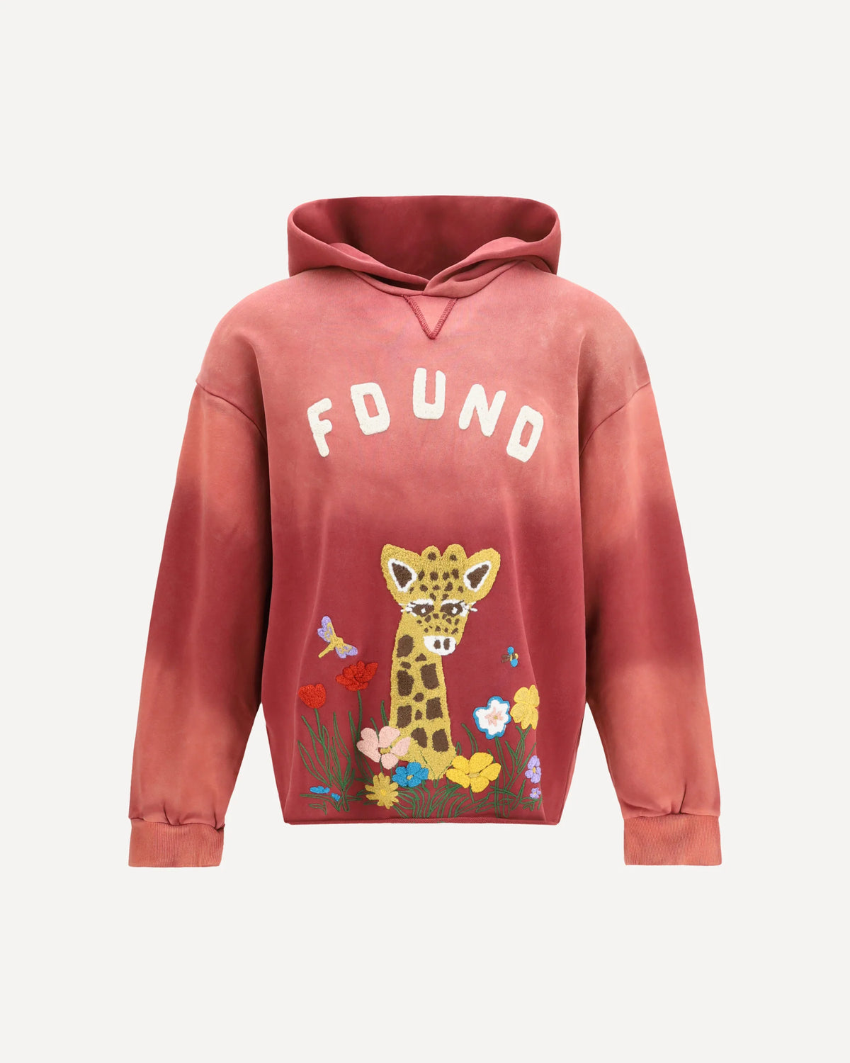 FOUND Red Cotton Sweatshirt